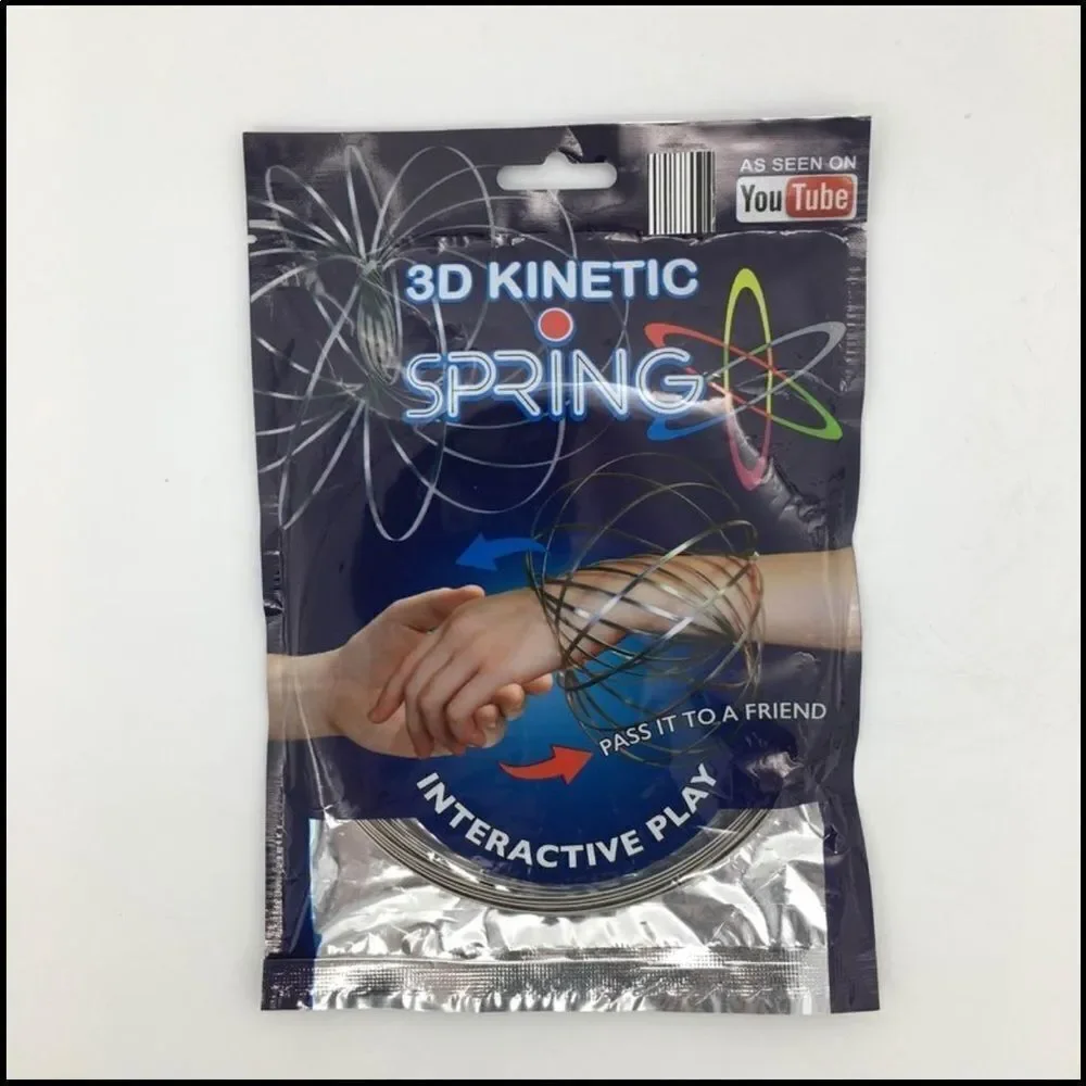 3D Kinetic Spring Toy Interactive Play As Seen On TV NEW Set Of (2) Gift